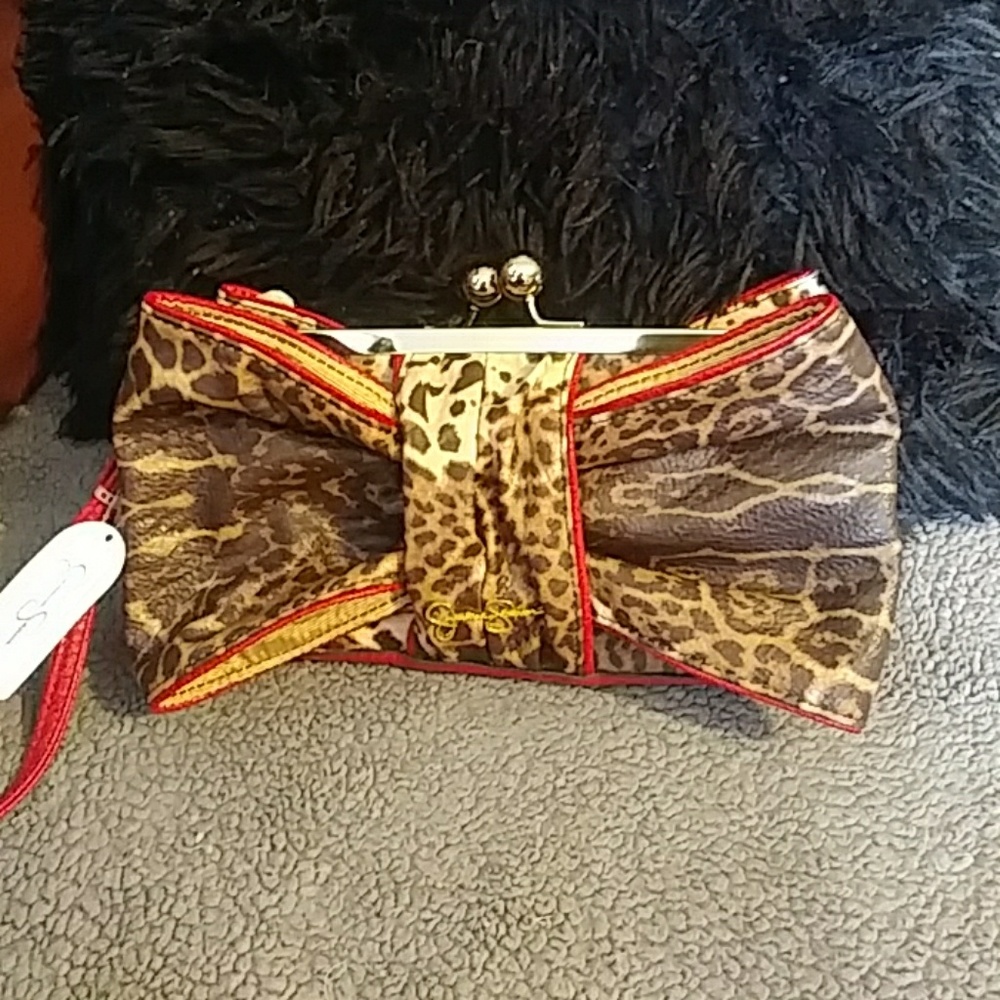 Leopard print Jessica Simpson Clutch